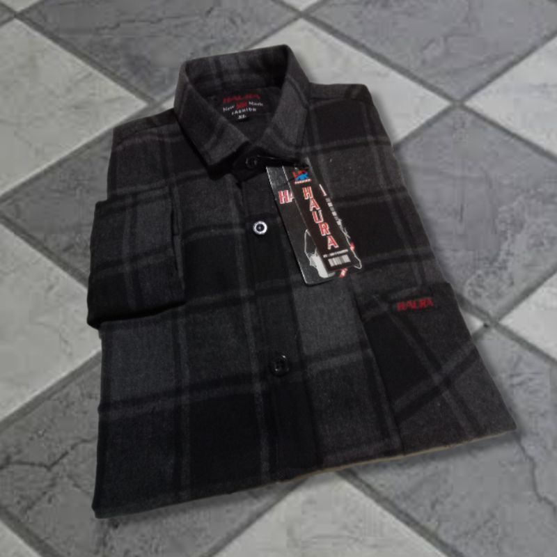 Kemeja Flanel Pria Lengan Panjang Slim Fit / Kemeja Kerja Kantor / Kemaja Garis Kotak Distro-715