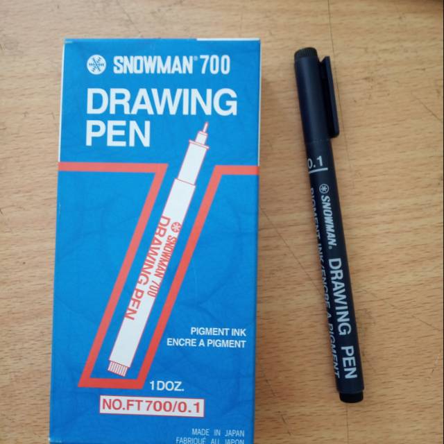 

drawing pen 0.1 snowman