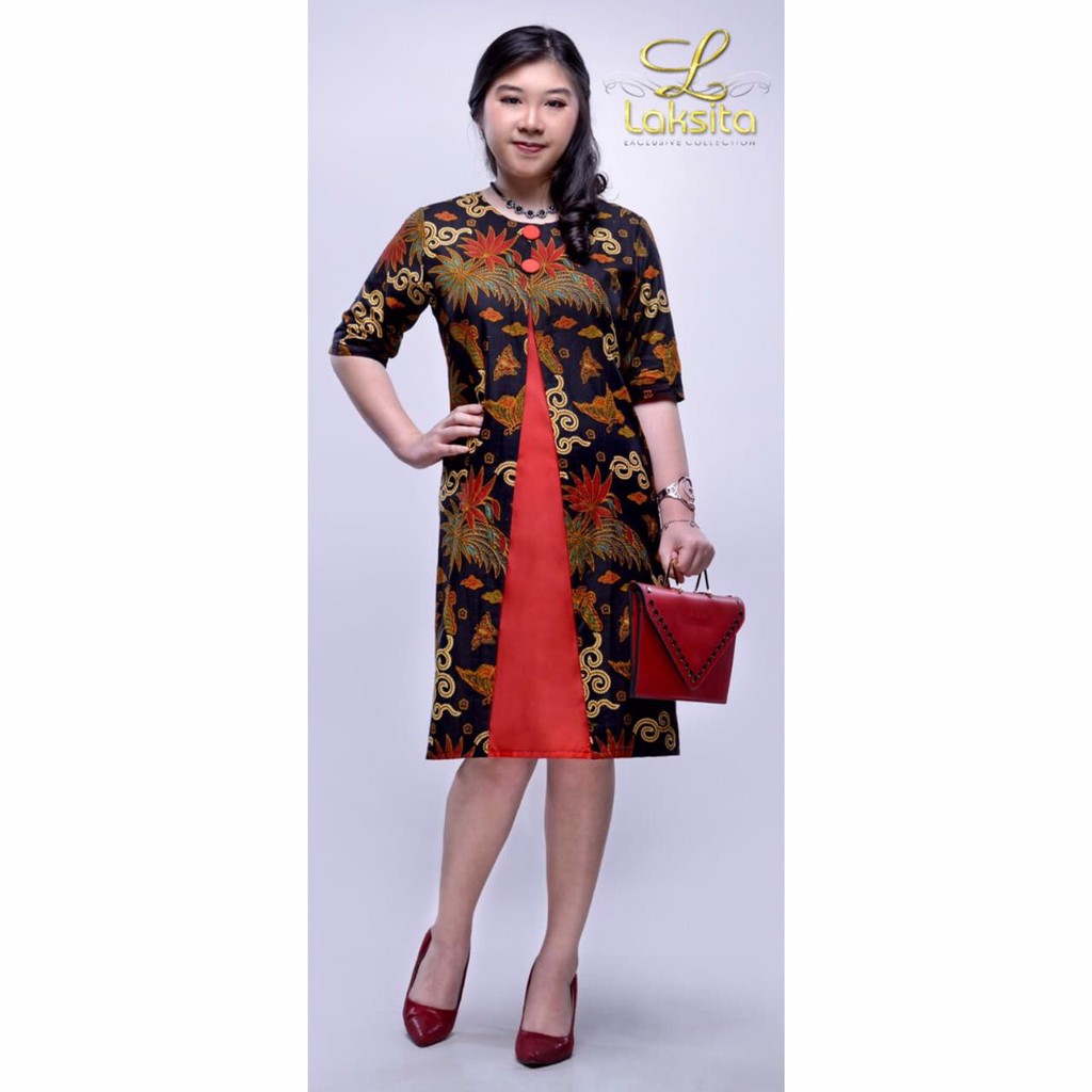 DRES BATIK MODERN / BATIK MURAH / BATIK PESTA