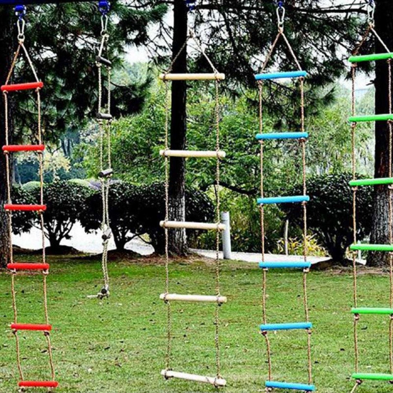 Climbing Ladder Mainan Olahraga Panjat Tangga Tali Outdoor Playground