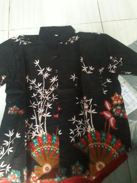Kemeja Batik Anak / Hem Anak Pendek Laki Laki Motif Ulir 2-14 Tahun Berkualitas