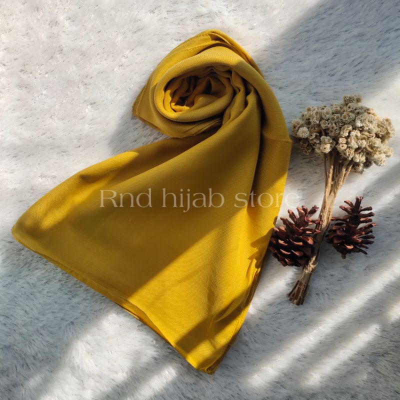 Hijab Segiempat Paris Premium jahit tepi | Red Rose | Varisha | Bintang | Azara-Lime