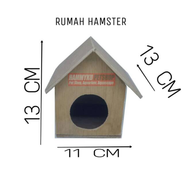 MAINAN HAMSTER - RUMAH HAMSTER MINIMALIS