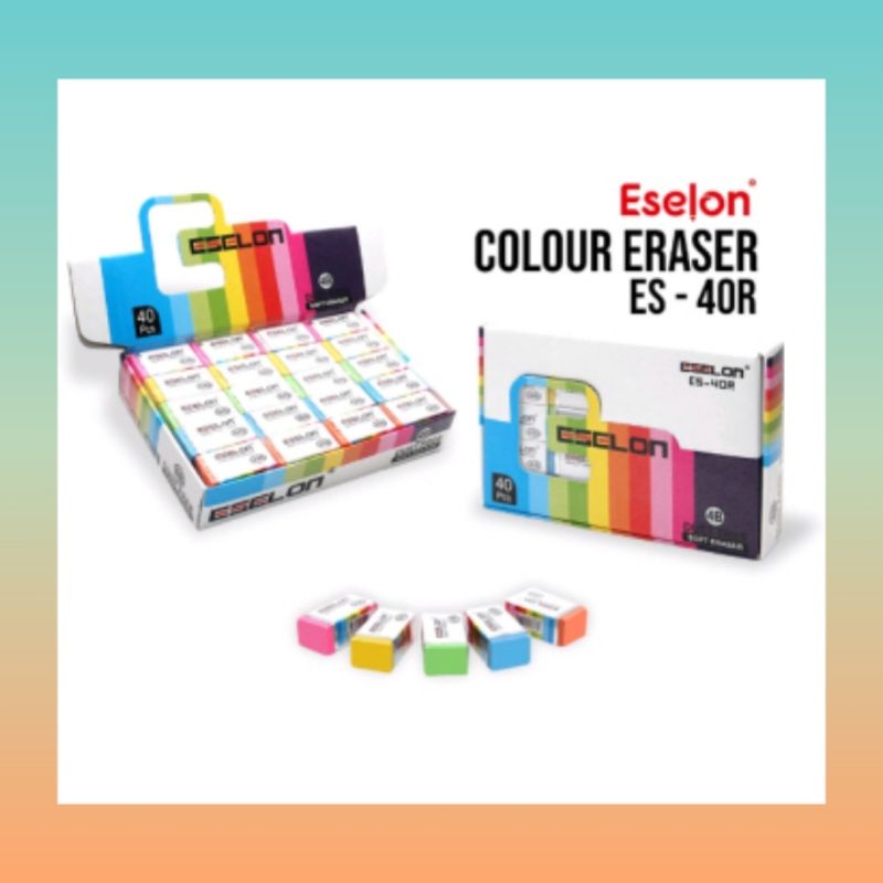 

Penghapus / Setip Eselon ES-40 Warna Warni