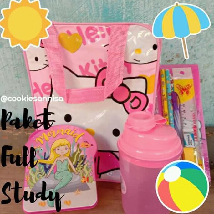 

Paket souvenir Tas ultah anak - Set Alat tulis - Tempat makan & minum