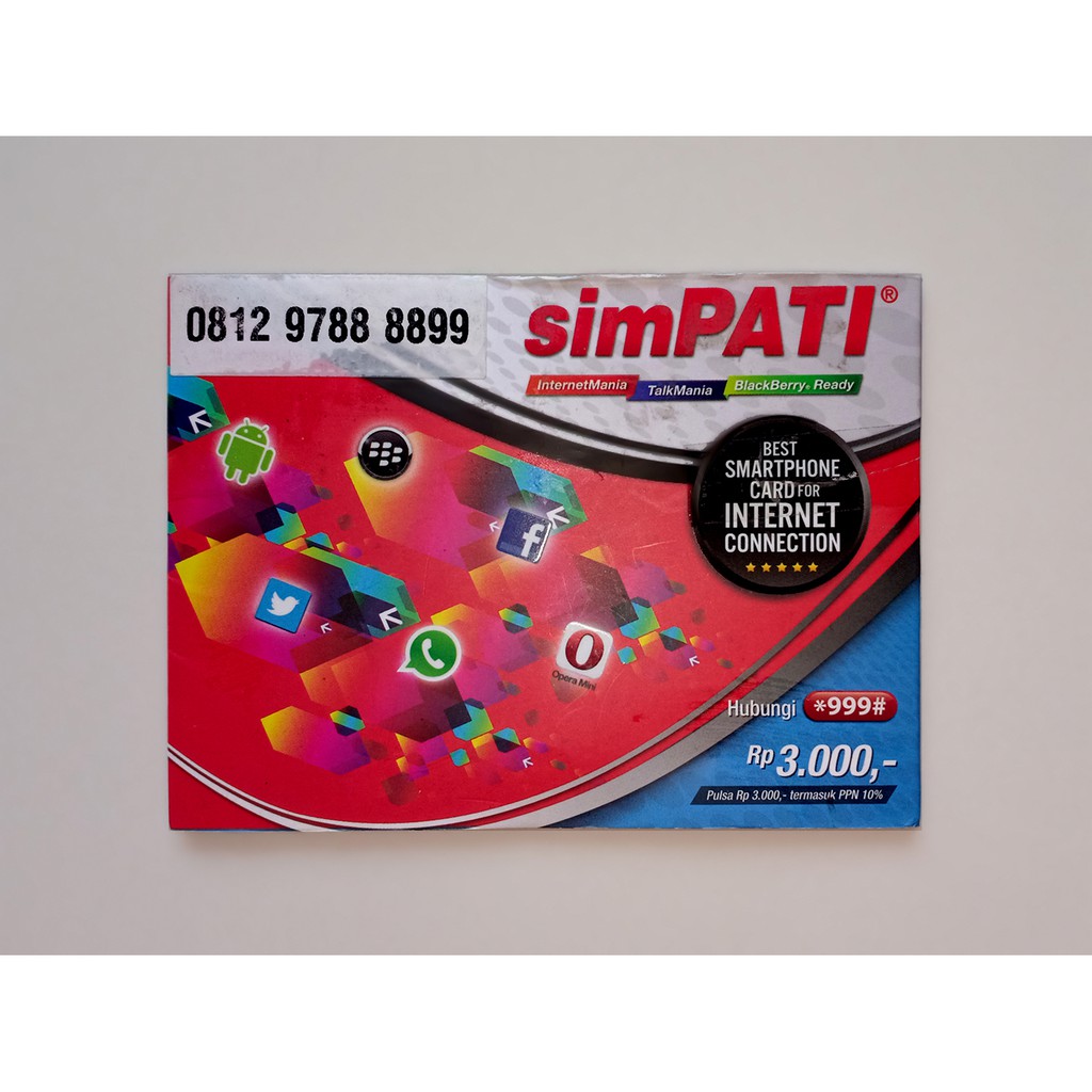 Nomor Cantik TELKOMSEL SIMPATI 0812 97 8888 99