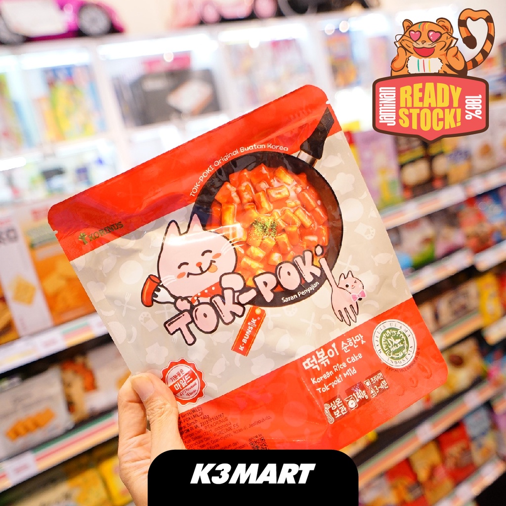 

Tokpoki Korean Rice Cake Mild 140gr