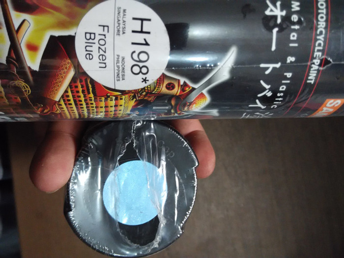 

cat pylox samurai paint Frozen Blue biru scoopy H198*