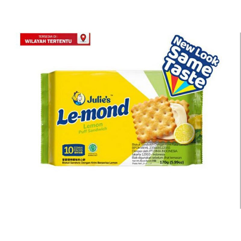 

Julie's Le-mond Biskuit Sandwich 170 g