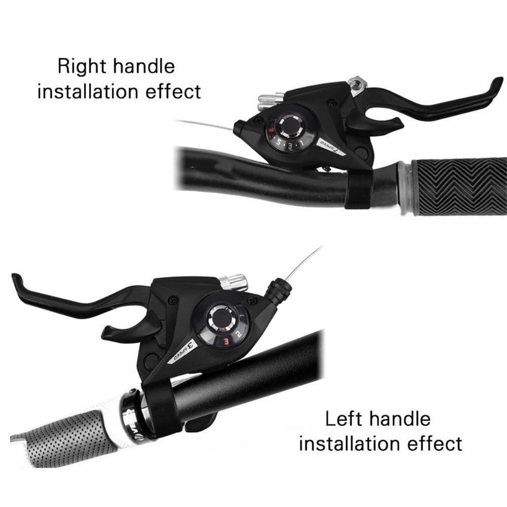 R-FLOWER 1pasang Set Shifter Rem Untuk ST-EF51 3speed Set Kecepatan Tahan Lama