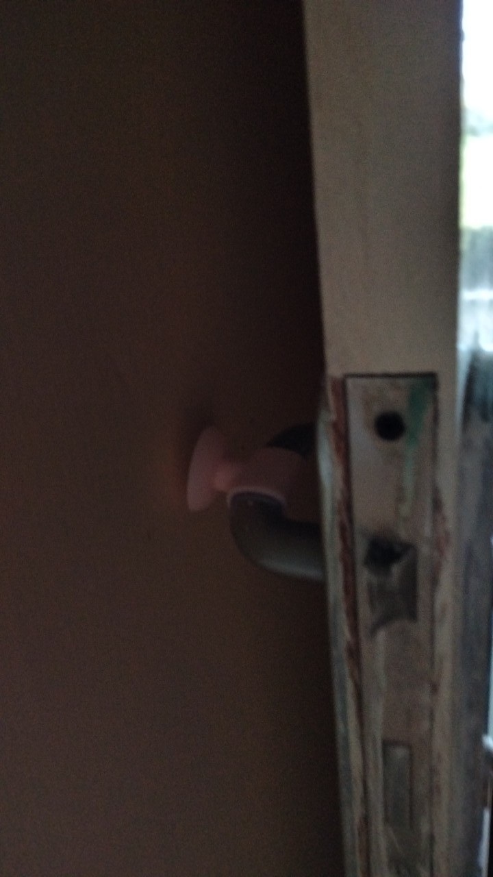 Agb - Aps 808  Alat Pelindung Pintu Silikon - Pelindung Gagang Pintu Peredam Benturan Pintu