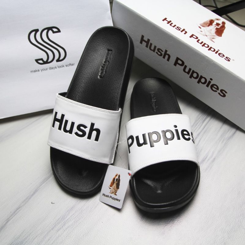 [KATALOG 2] SANDAL + BOX HUSH PUPPIES / SENDAL SLOP SLIDE PRIA WANITA GRADE ORI
