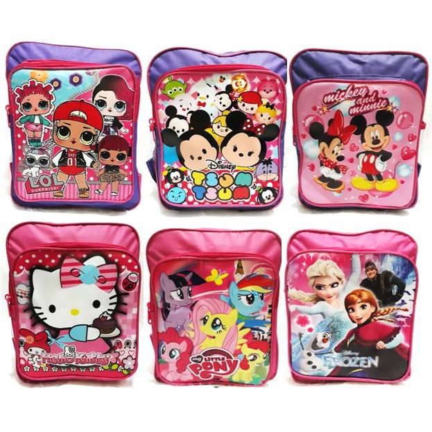 Terlaris! Tas Ransel Sekolah anak PAUD TK Karakter Lucu Banyak Motif