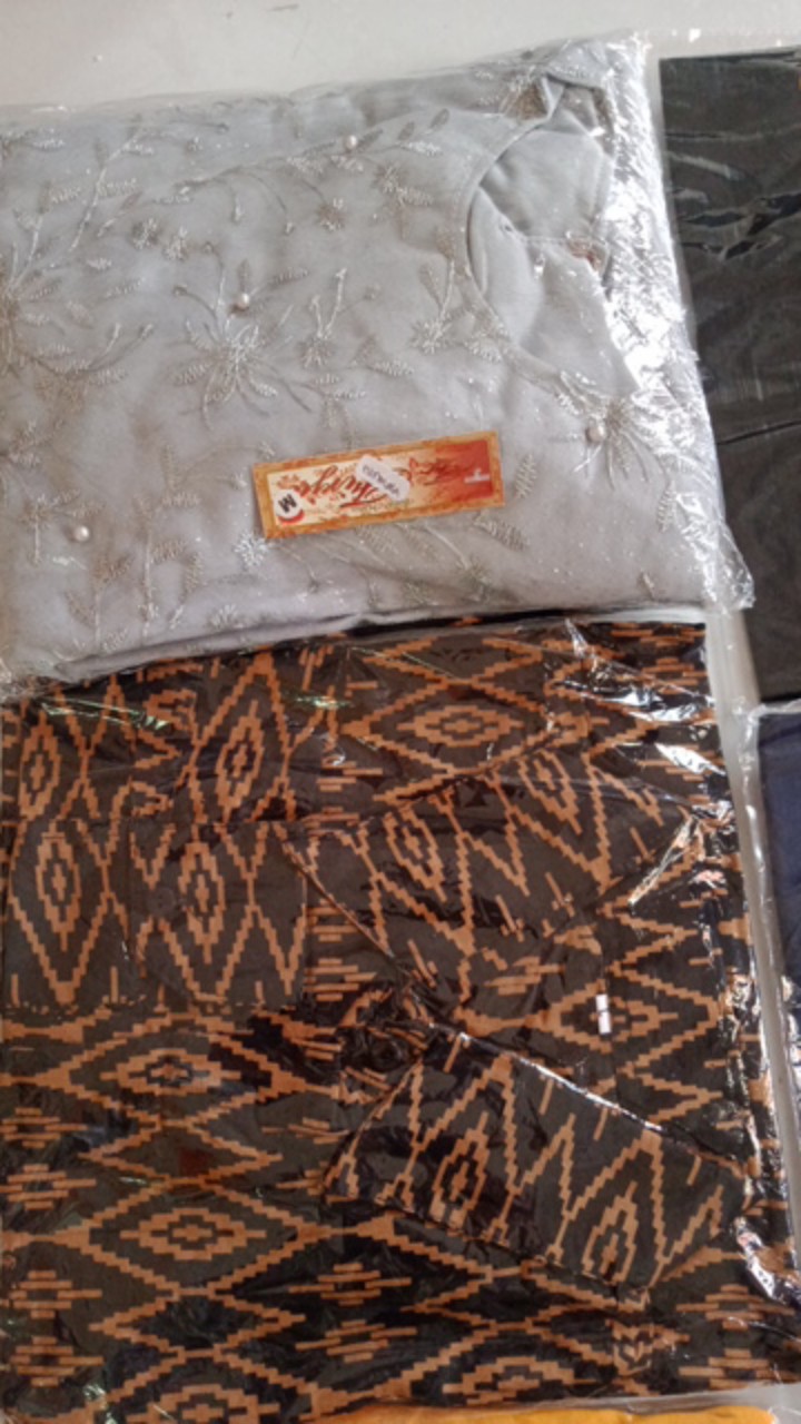 Promo Termurah Ada Anak || Couple Batik New Selendang Diamond Brown Alita Keona