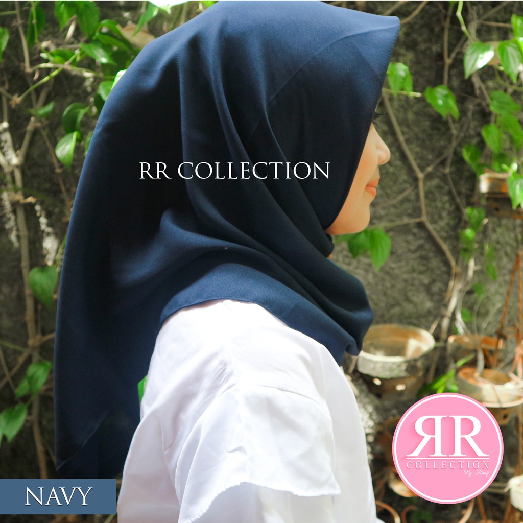 HIJAB INSTAN MURAAAAAH WARNA NAVY BIRU DONGKER