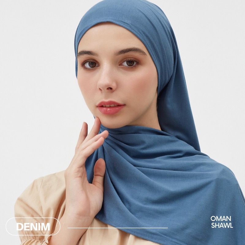 VELOSE - PASHMINA KAOS INSTAN + INNER ( 2in1)