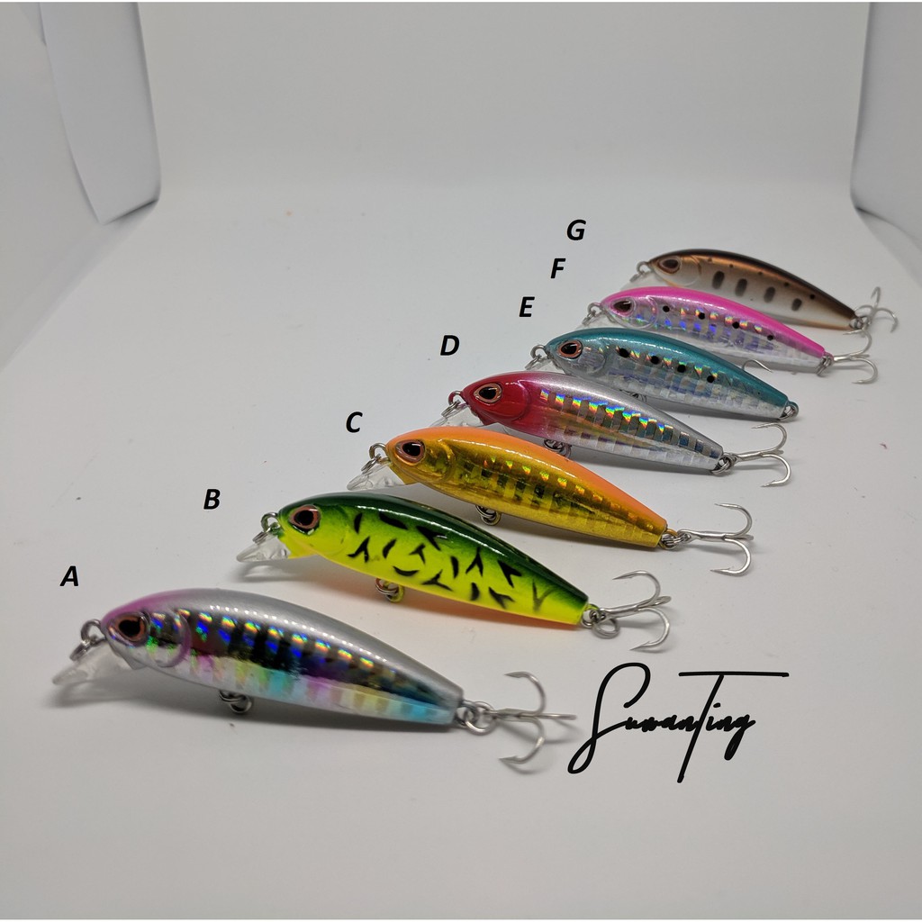 Umpan Casting Lure Minnow 48mm Replika Dense Ultralight