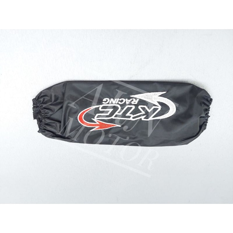 cover shock belakang sarung shockbreaker anti air pelindung shock universal logo bondir