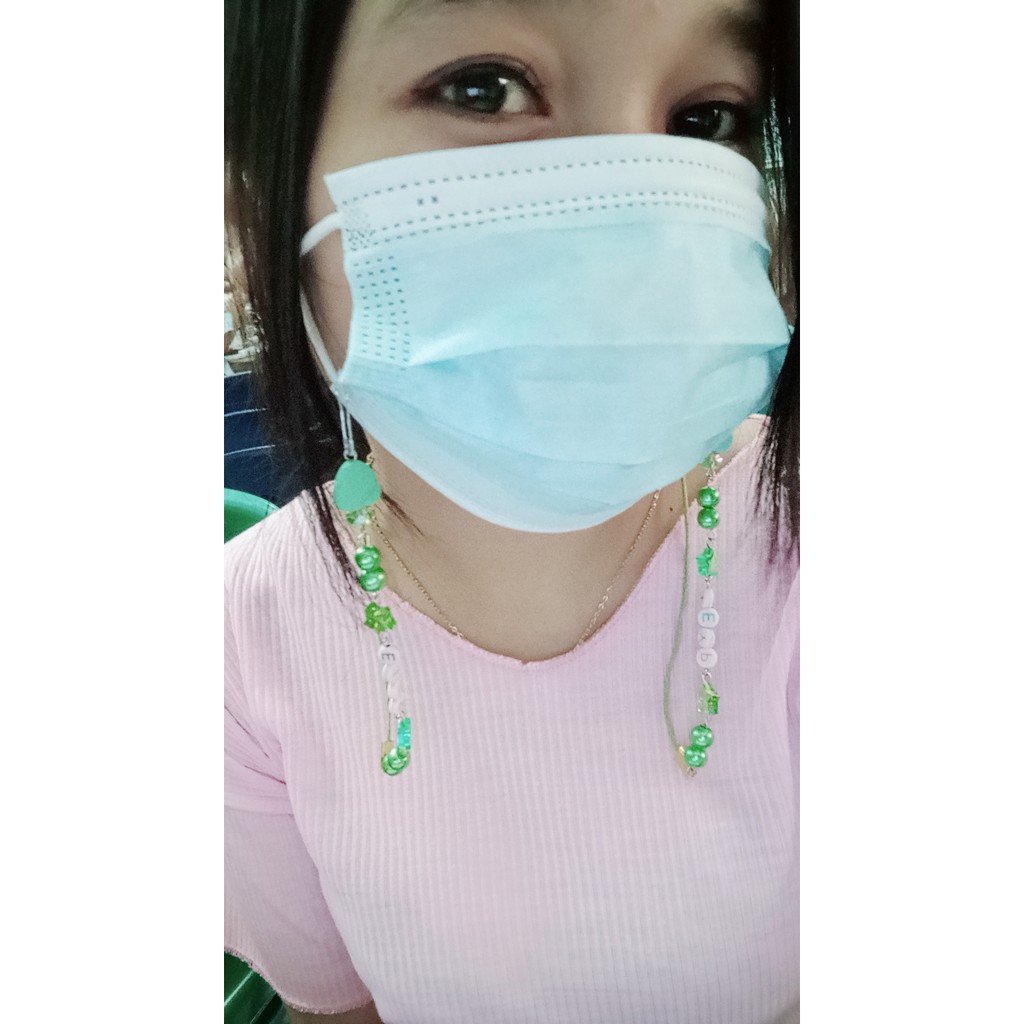 Kalung Masker Korea Strap Kalung Masker  Custom Tali Kacamata  LANYARD Kalung masker mutiara custom