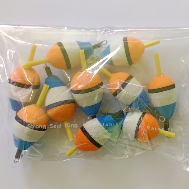 10 PCS PELAMPUNG KAMBANGAN KUMBUL PANCING SPOON ST KECIL