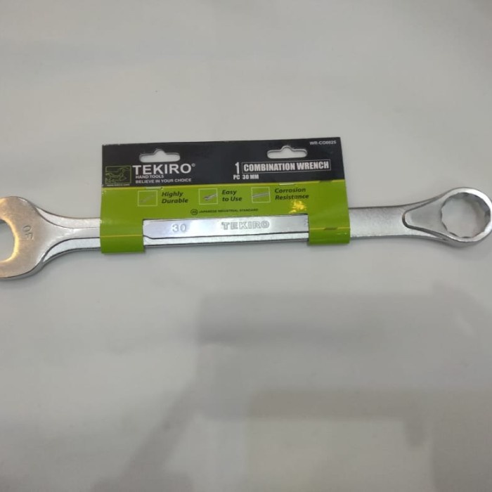 TEKIRO Kunci ring pas uk 30 mm Kunci kombinasi 30mm Combination wrench