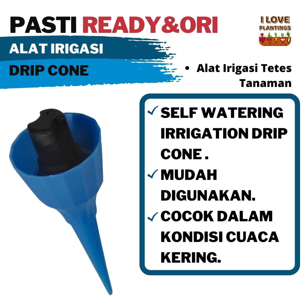 INFUS TANAMAN /ALAT IRIGASI DRIP TETES CONE / BISA BERMACAM BOTOL 1pcs