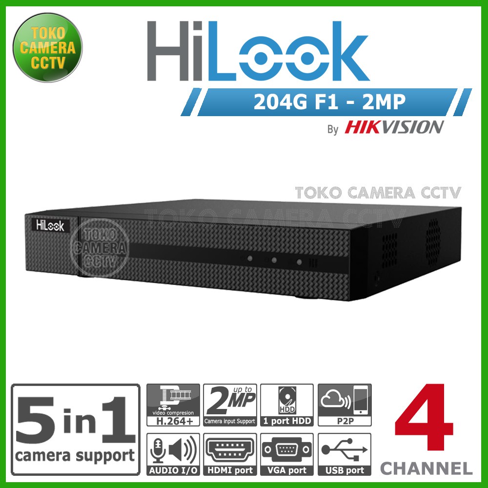 DVR HILOOK 204G M1 4CH 4 CHANNEL 2MP