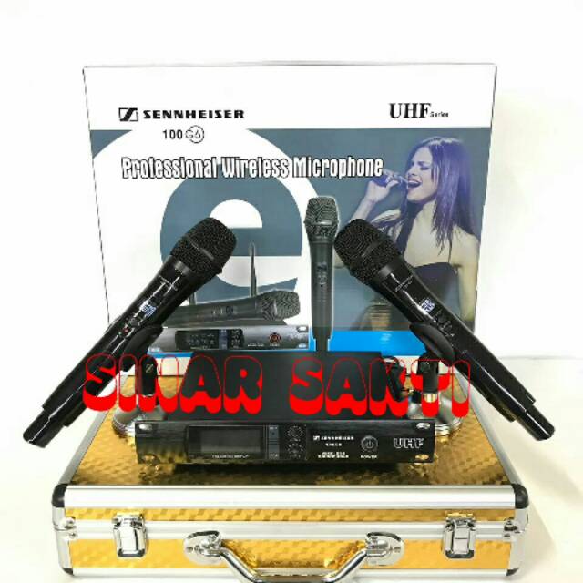 MIC SENNHEISER 100 G6 + HARDCASE WIRELESS MICROPHONE