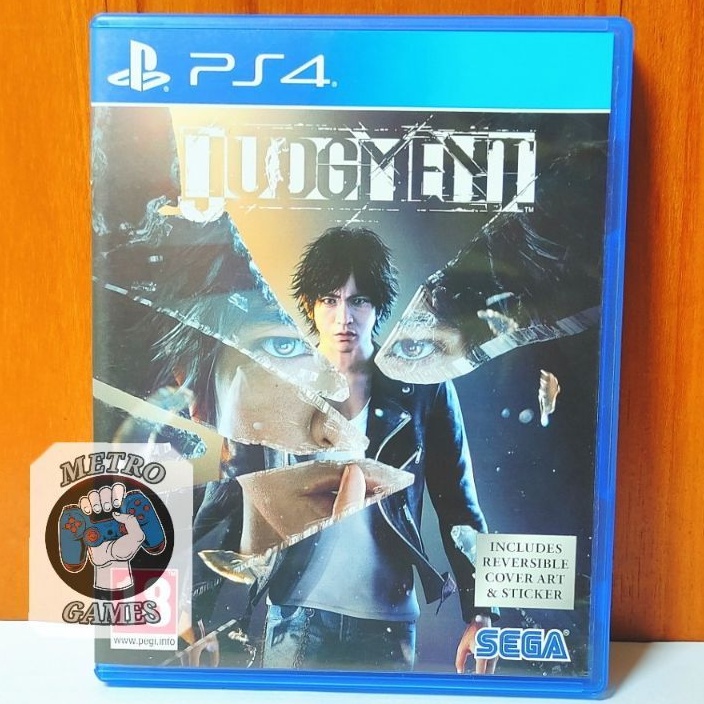 Judgment PS4 Kaset Judgement Playstation PS 4 5 Judgemen Judgeeye Judge Eyes CD BD Game Games Judgmen Judgemen Yakuza Lost Los Region 3 Reg Asia Game PS4 PS5 detective detektif gang gangster pertarungan fighter