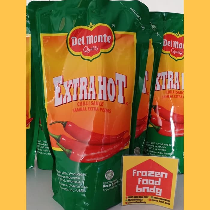 

Order Langsung Delmonte Extra Hot 1Kg / Saus Sambal Pedas 1Kg Murah