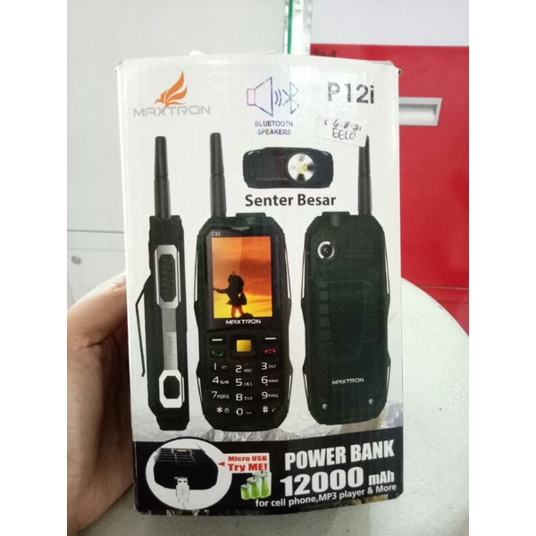 hp speaker super keras  batrai super besar dan tahan lama MAXTRON P12