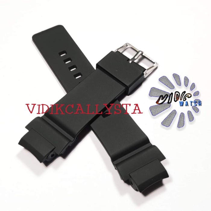 STRAP TALI JAM TANGAN KARET CASIO GBA210 BGA GBA 210 GBA-210 WATCHBAND