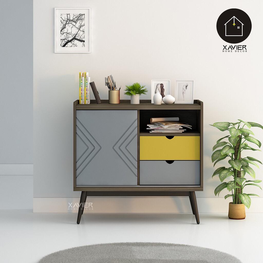 Nara Xavier / Rak serbaguna / lemari kecil / sideboard serbaguna / rak minimalis / kabinet serbaguna