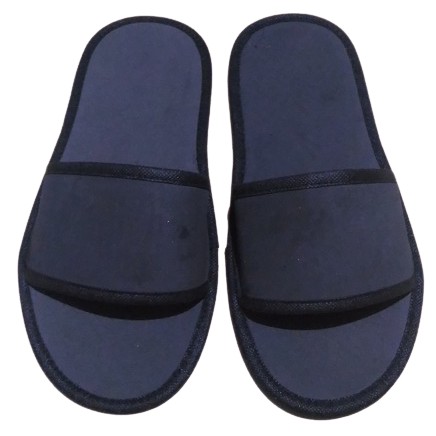 SLIPPER SANDAL HOTEL AMENITIES SOUVENIR | SANDAL RUMAH-Hitam