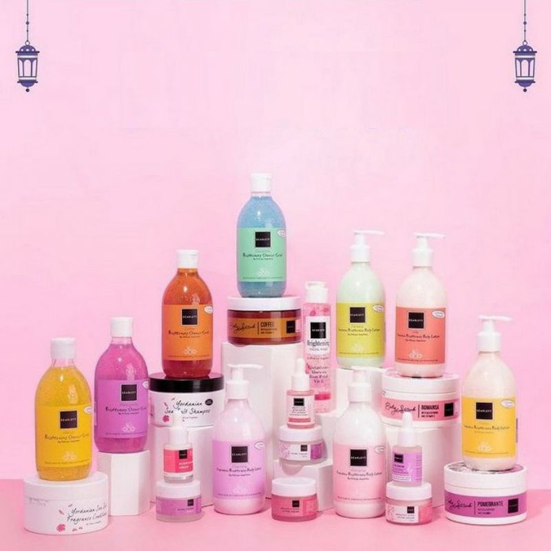 // Scarlett Cream / Scarlett handbody / Scarlett body scrub / scarlett body shower /glowtening serum