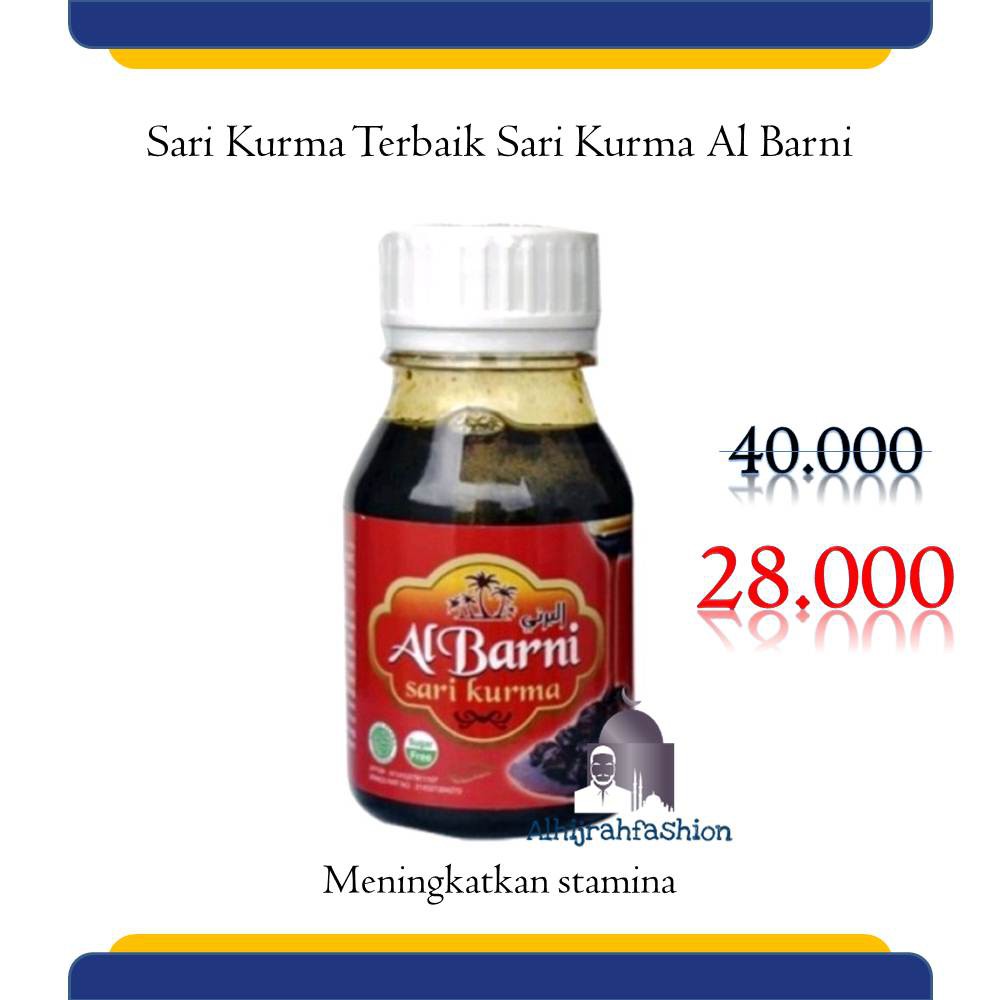 

Sari Kurma Al Barni Sari Bunga Herbal DBD Herbal Trombosit