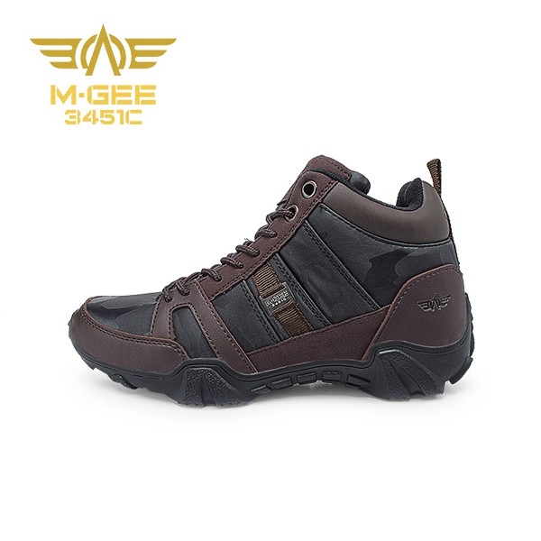 Mgee Alaska 2 Sepatu Boots Pria Army Black