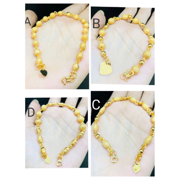 Samk273. Gelang tangan xuping wanita lapis emas ukuran 18 cm