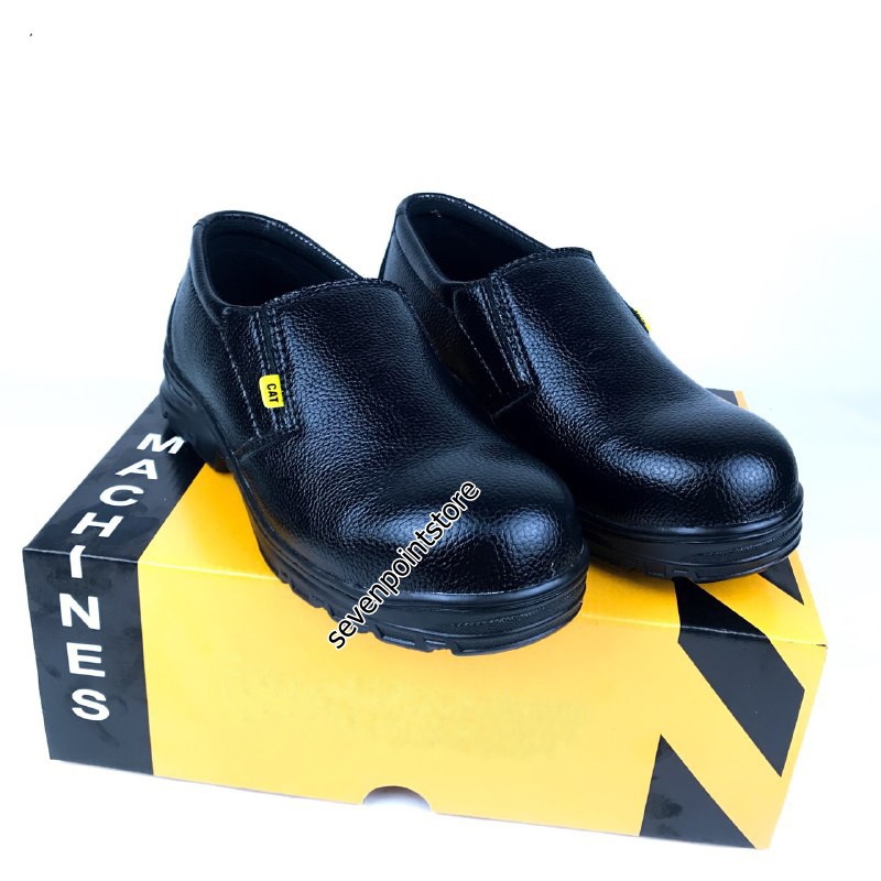 Sepatu Safety Slop - Safety Slip-on Sepatu Kerja Safety Selop - Safety Shoes Slip On Premium Safety