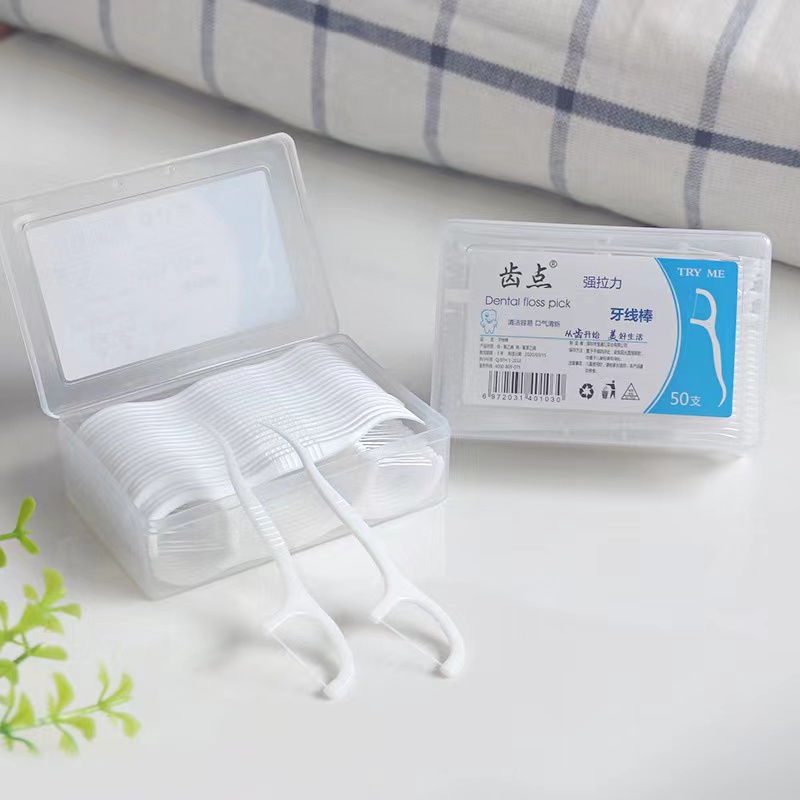 SB168 Dental Floss Benang Tusuk Gigi ToothPick String Pembersih Gigi Benang