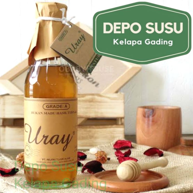 

Madu Uray 450gr ( isi 330ml ) Honey Murni Lebah Hutan Asli Sehat Alami