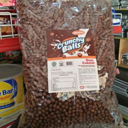 

Enak !! Goodrich ekstrudat sereal coklat 1 kg choco/sarapan/topping/taburan