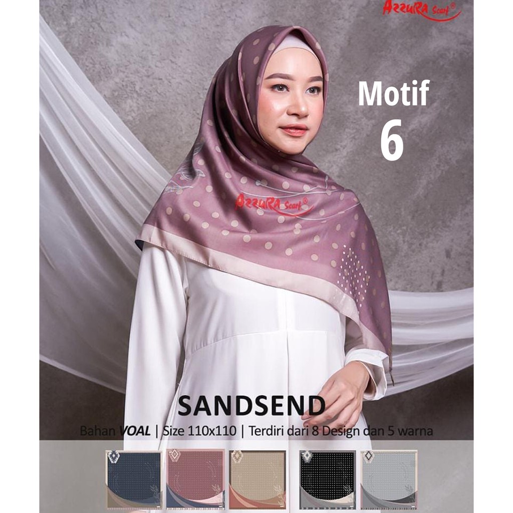 Segiempat Voal Sandsend by Azzura