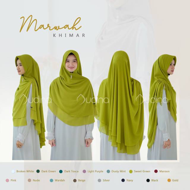 Marwah khimar audina hijab