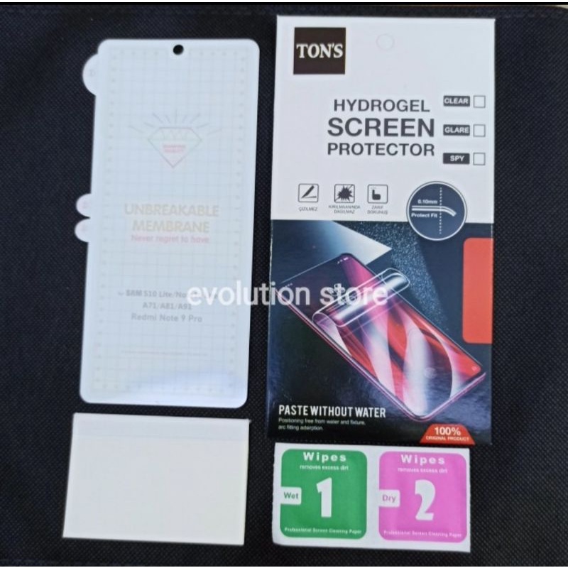 Samsung M62 anti gores hydrogel clear screen protector