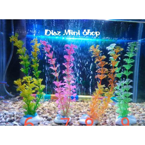 Tanaman Hiasan Aquarium Tanaman Plastik Hiasan Aquarium Shopee