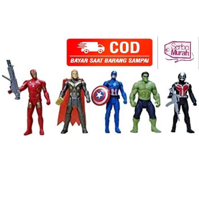 Mainan Anak Avengers / Action Figure Avengers Ecer ( Tanpa Box )