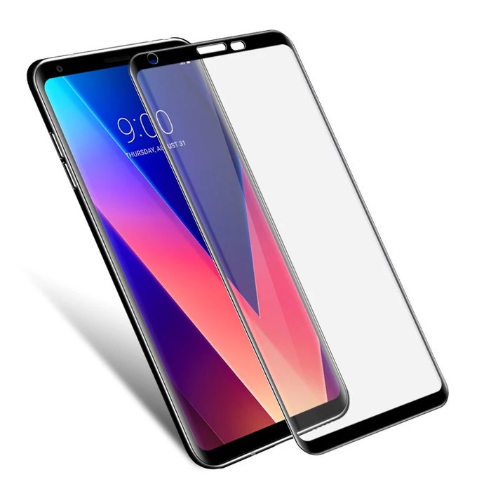TEMPERED GLASS WARNA LG V30 LG V30 PLUS FULL COVER