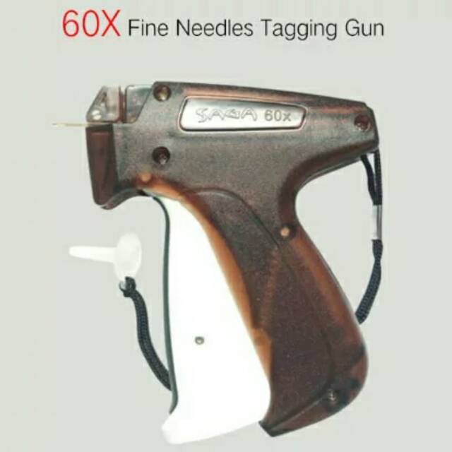 

Tag Gun / Tembakan Label Saga 60X Fine Needles / Mikro