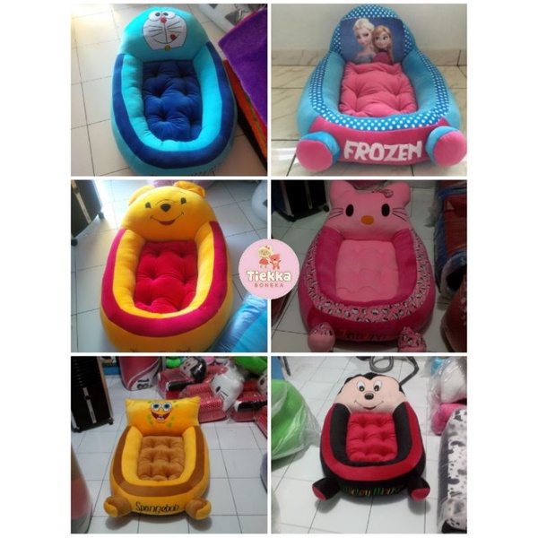KASUR BAYI KASUR KARAKTER KASUR BONEKA KARAKTER FROZEN POOH HELOKITI HELLOKITTY DORAEMON MICKEYMOUSE
